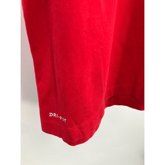 The Nike Tee Atlanta Hawks Red Dri-Fit Short Sleeve T-Shirt L - Picture 4 of 8